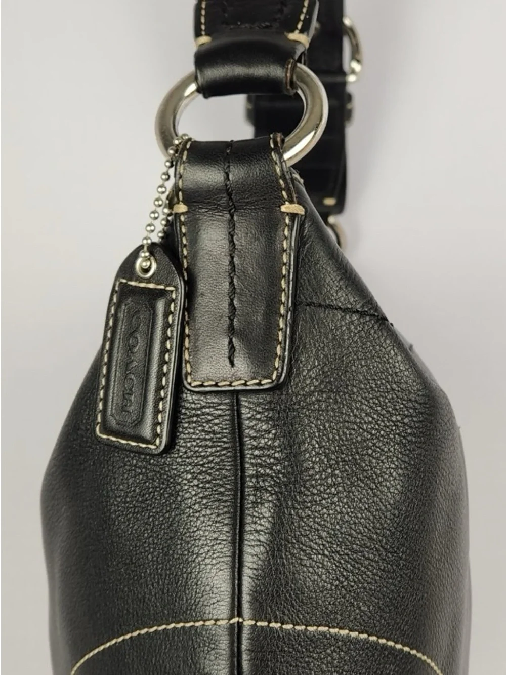 Coach Vintage Soho Hobo Black Leather Bag